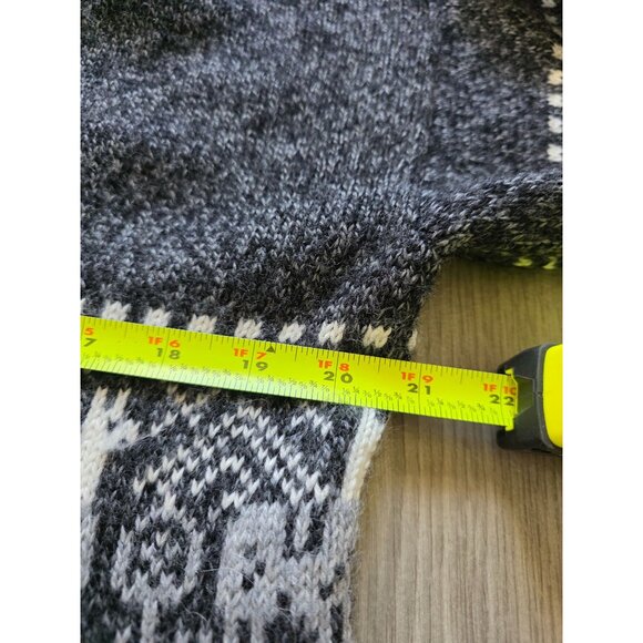 Vintage Alpaca Wool Jacket Sweater CardigsnZip-Up Front For Men Size L - Picture 5 of 5